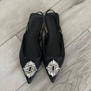 Open Edit Pointy Toe Flat